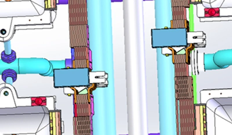 Copper plant piping system for fluid transfer