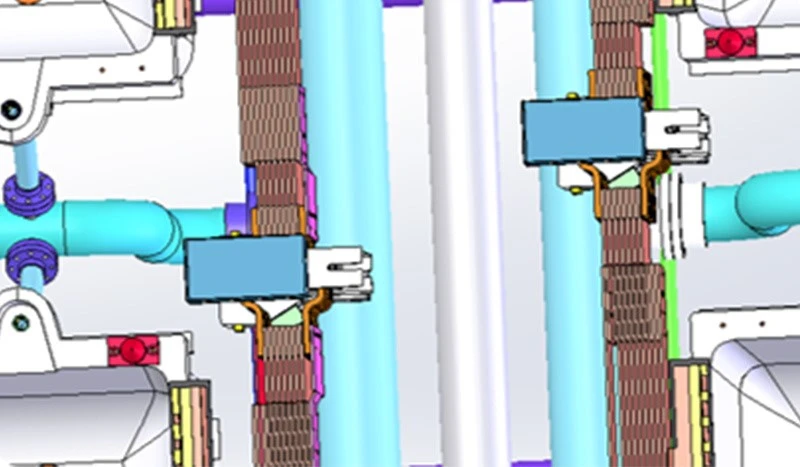 Copper plant piping system for fluid transfer Copper plant piping system for fluid transfer